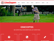 Tablet Screenshot of londoncrimestoppers.com